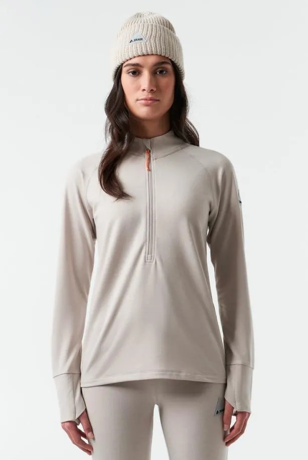 Orage Base Layers Women Harebelly Heavy Base LayerDark Birch