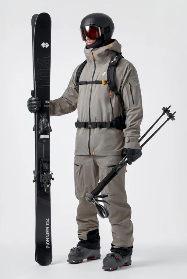 Orage Jackets Men MtnX Glacier 3L Light JacketClay
