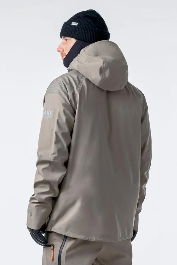 Orage Jackets Men MtnX Glacier 3L Light JacketClay Orage Jackets Men MtnX Glacier 3L Light JacketClay