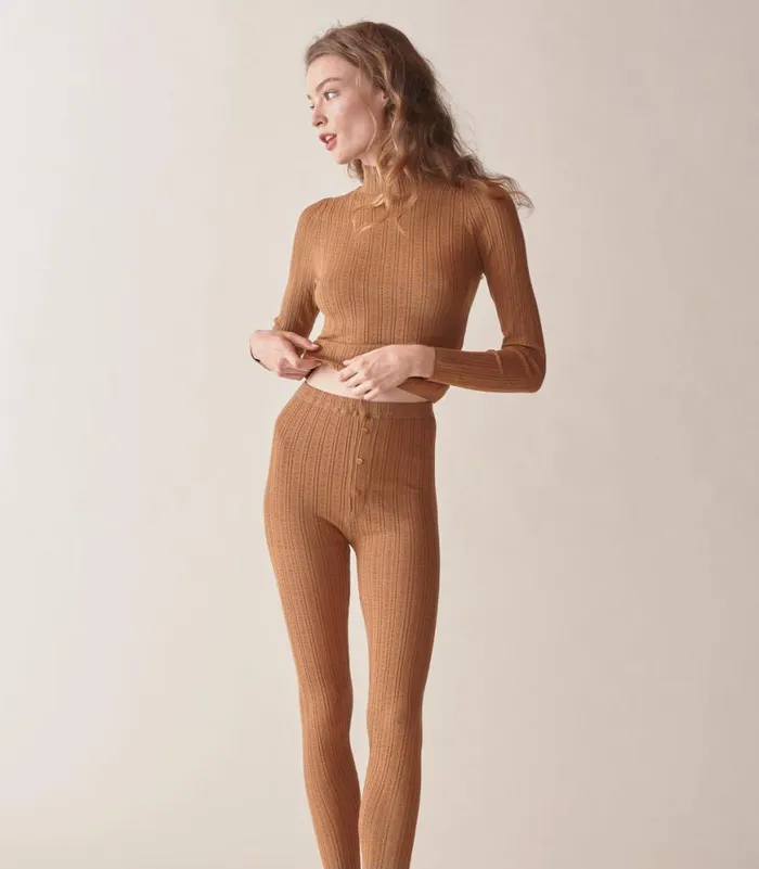 OSLO TURTLENECK Toasted Pecan Shop DEN Knitwear