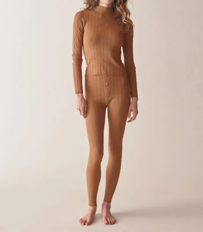 OSLO TURTLENECK Toasted Pecan Shop DEN Knitwear