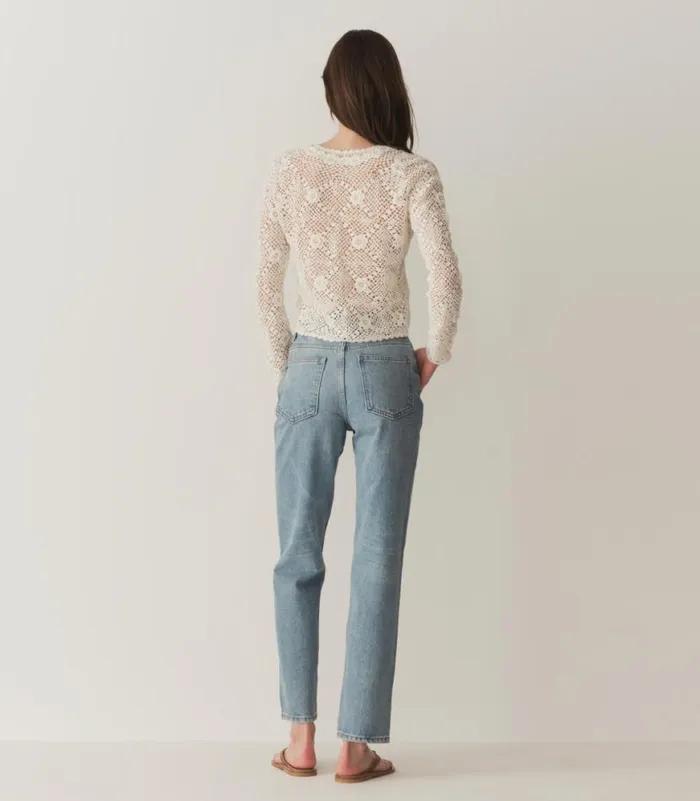 OTTOLINE CARDIGAN Pearl Shop DEN Knitwear