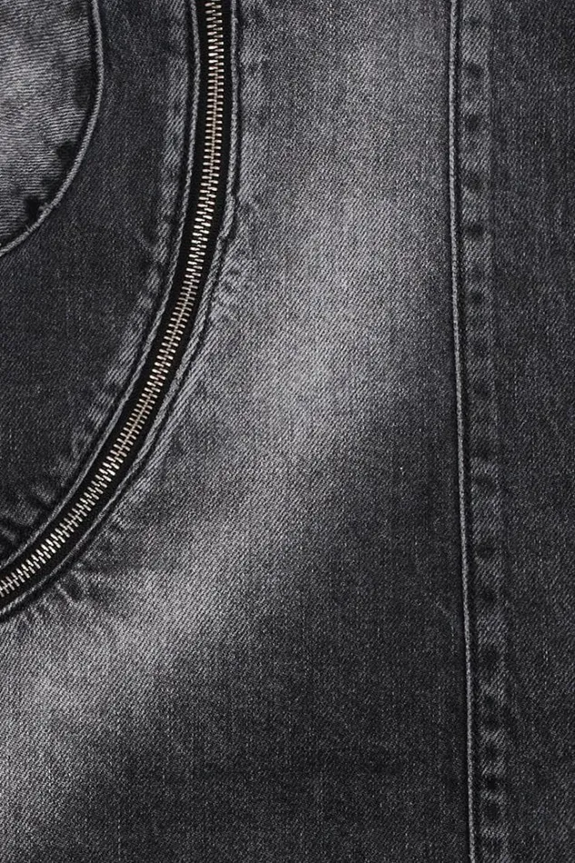Outerwear Men MISBHV Downtown La Denim Moto Jacket Black
