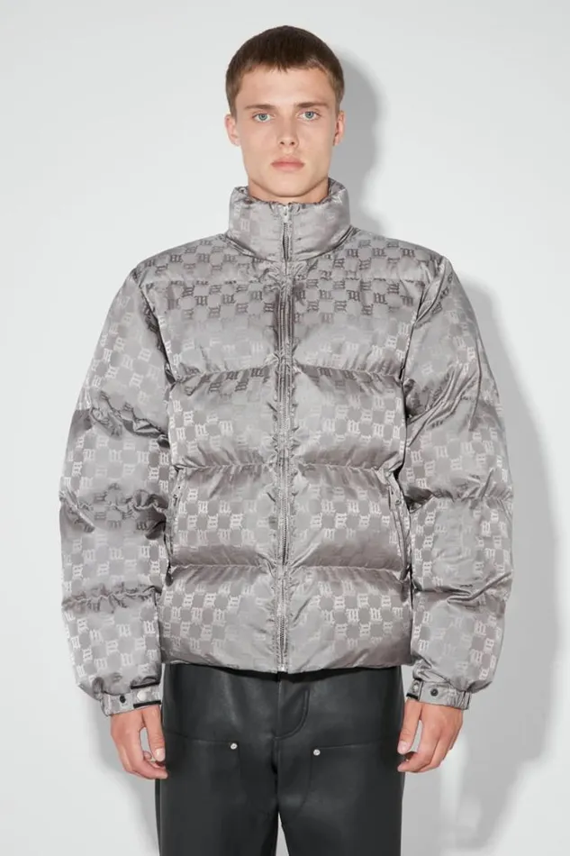 Outerwear Men MISBHV Nylon Monogram Puffer Grey