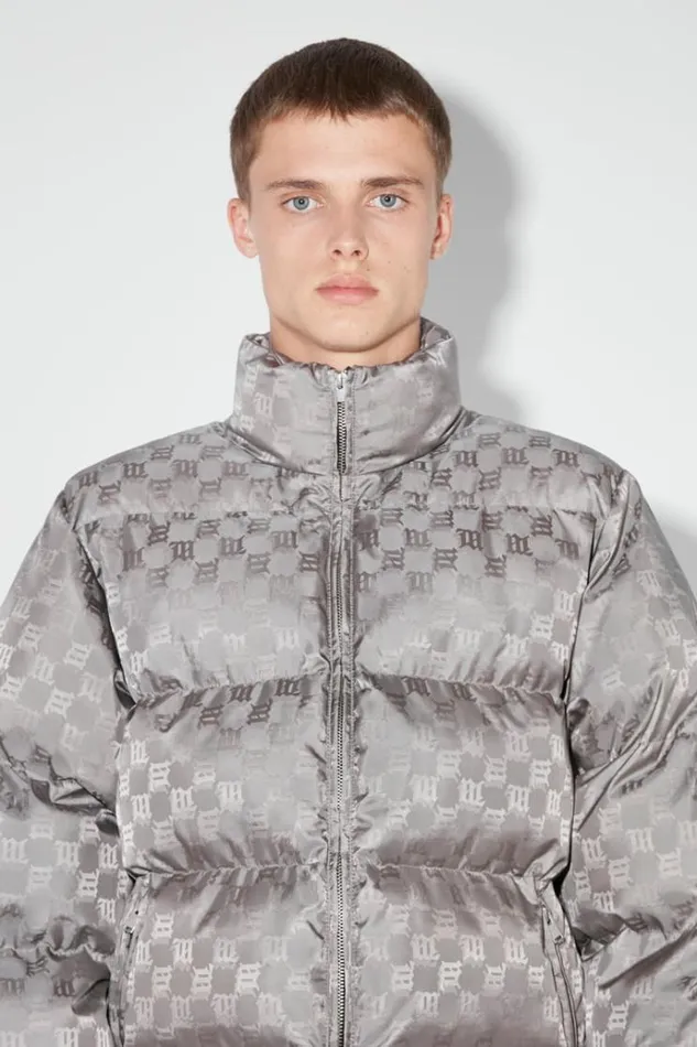 Outerwear Men MISBHV Nylon Monogram Puffer Grey