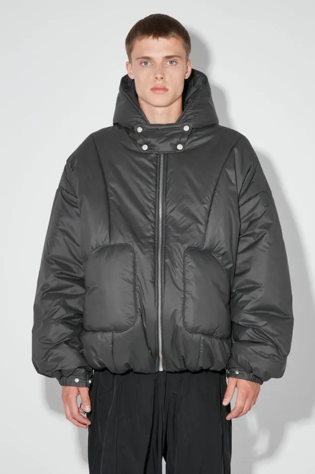 Outerwear Men MISBHV Ultra Fine Nylon Sculptural Puffer Space Grey