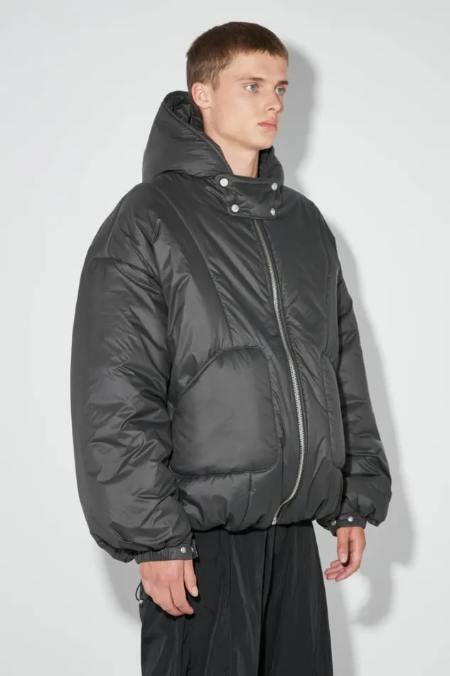 Outerwear Men MISBHV Ultra Fine Nylon Sculptural Puffer Space Grey