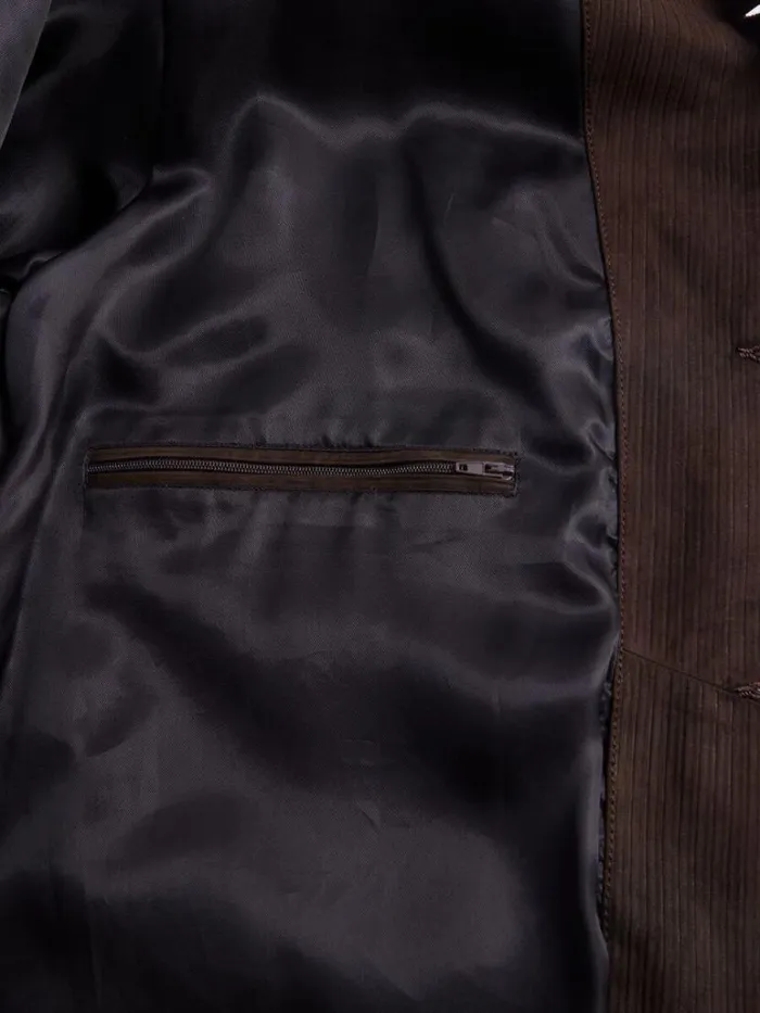 Outerwear Mens Paul Stuart Leather Shirt Jacket Brown
