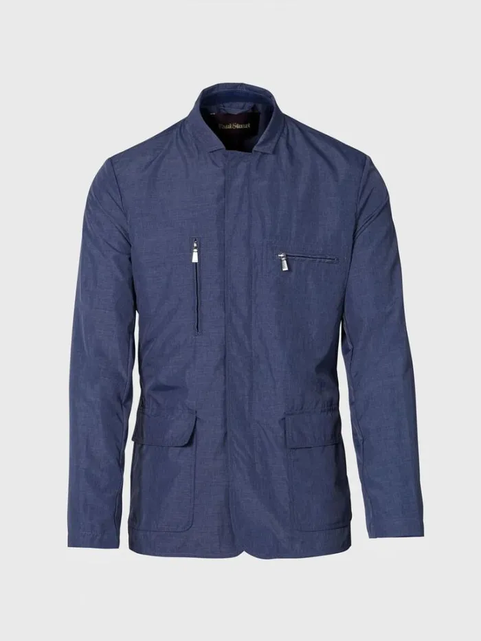 Outerwear Mens Paul Stuart Microfiber Field Jacket Blue