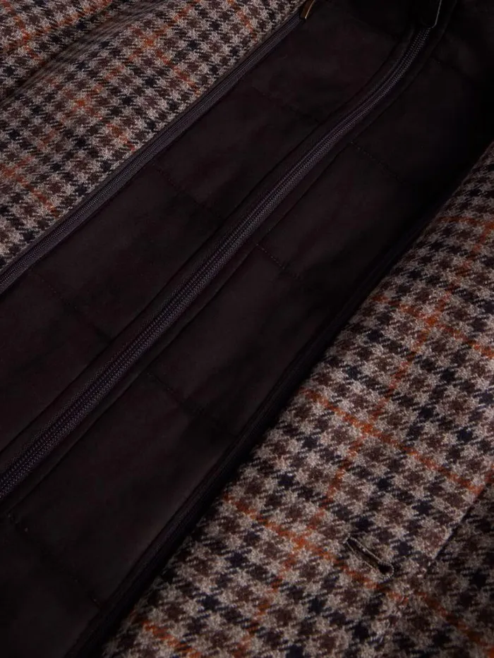 Outerwear Mens Paul Stuart Plaid Jacket WithRemovable Vest Brown