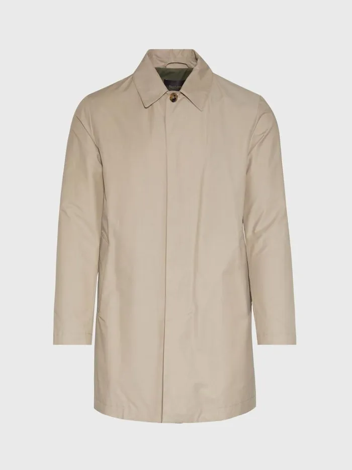 Outerwear Mens Paul Stuart Tailored Fit Raincoat Khaki