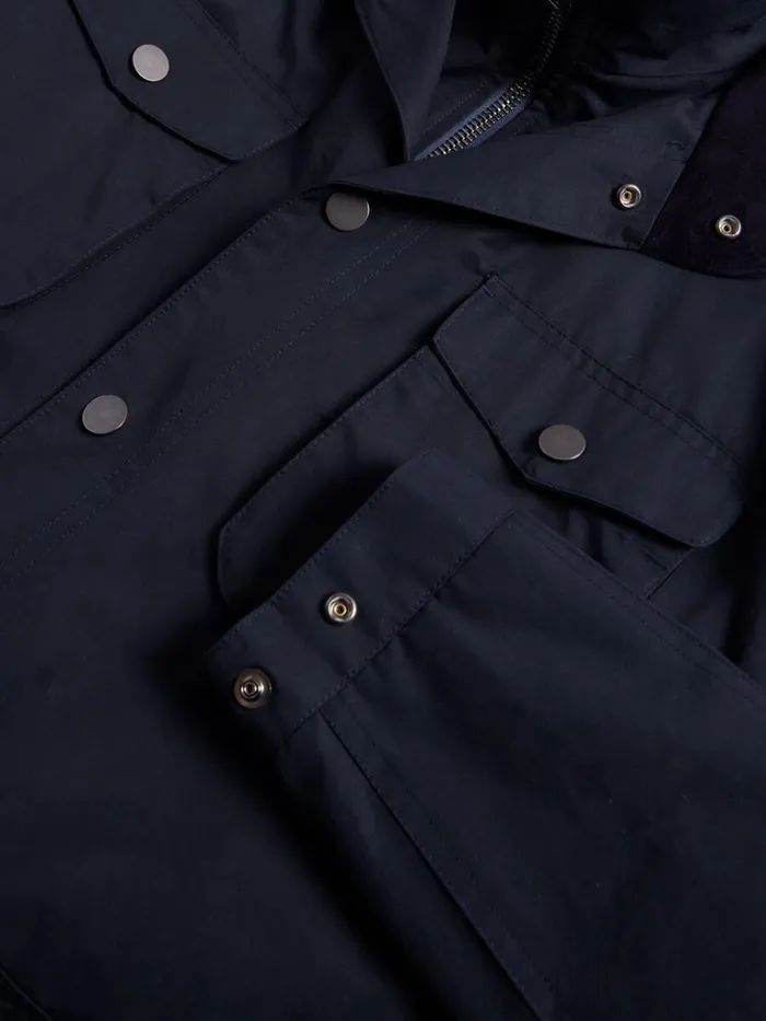 Outerwear Mens Paul Stuart Technical Gaberdine Jacket Navy Outerwear Mens Paul Stuart Technical Gaberdine Jacket Navy