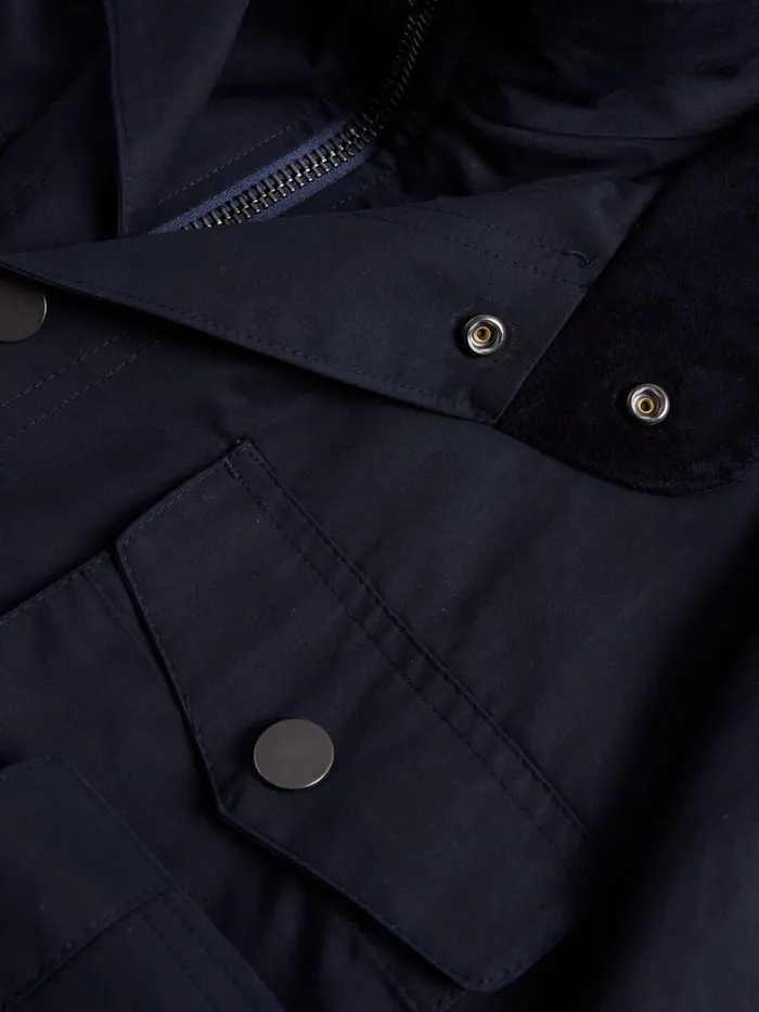 Outerwear Mens Paul Stuart Technical Gaberdine Jacket Navy Outerwear Mens Paul Stuart Technical Gaberdine Jacket Navy