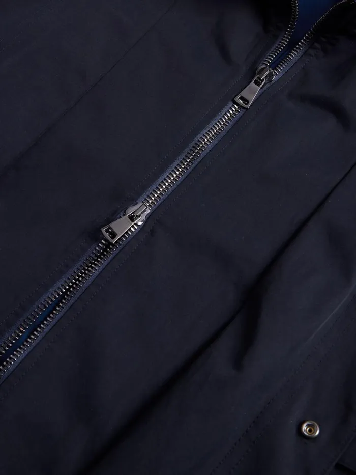 Outerwear Mens Paul Stuart Technical Gaberdine Jacket Navy Outerwear Mens Paul Stuart Technical Gaberdine Jacket Navy