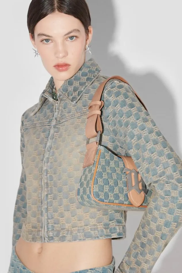 Outerwear Women MISBHV Jacquard Denim Monogram Jacket Blue