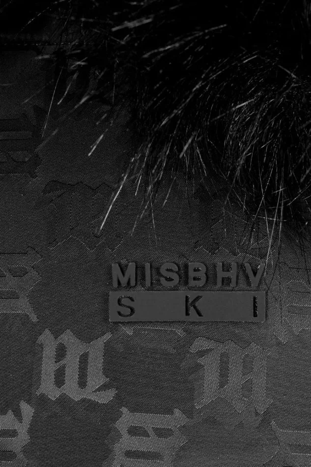 Outerwear Women MISBHV Nylon Monogram Ski Puffer Black