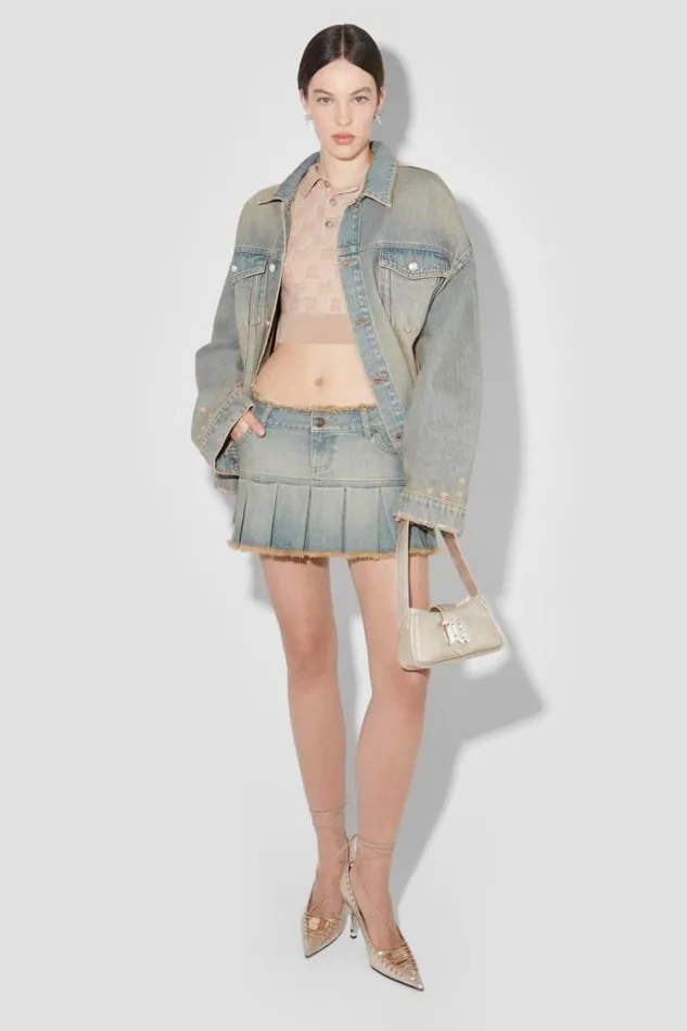 Outerwear Women MISBHV Sunset Wash Oversized Denim Jacket Blue