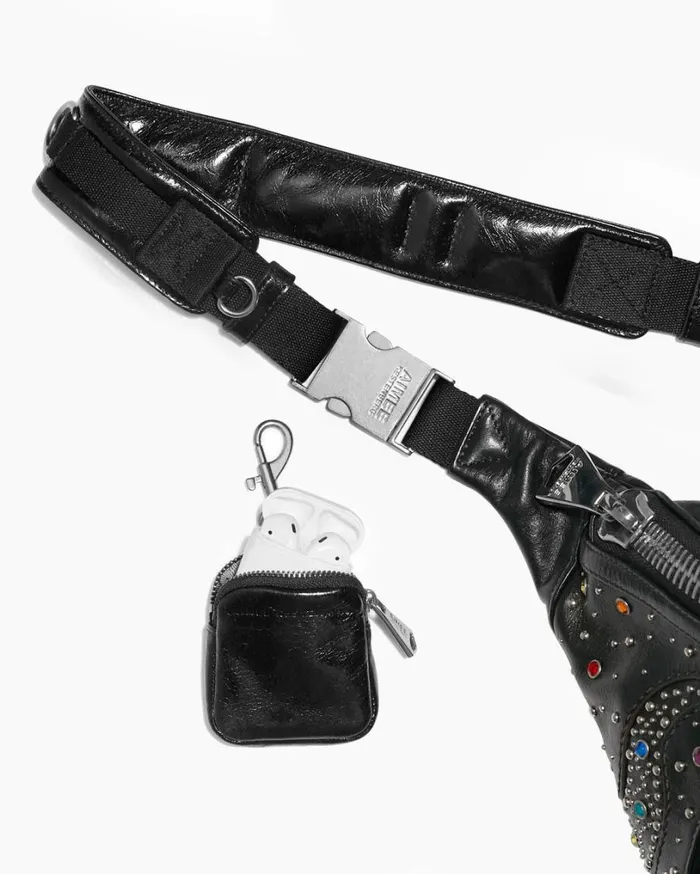 Outta Here Novelty Large Sling Black Snake Studs Women Aimee Kestenberg Crossbody Bags