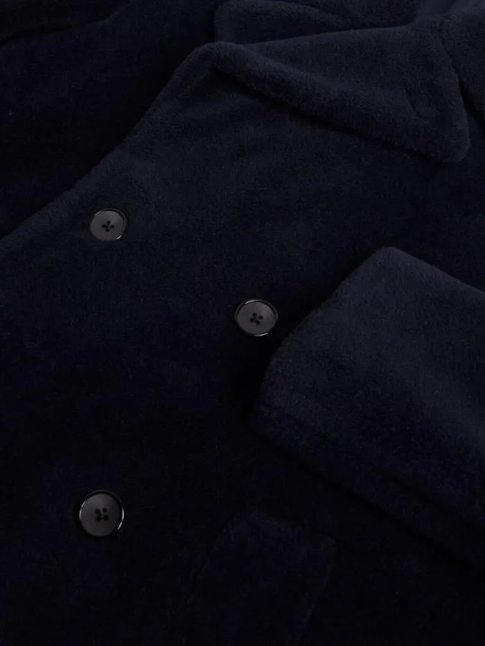 Overcoats Mens Paul Stuart Bearcat Coat Navy