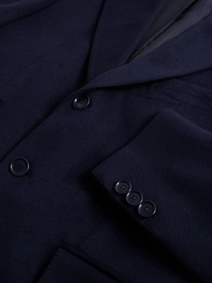 Overcoats Mens Paul Stuart Cashmere Overcoat Midnight