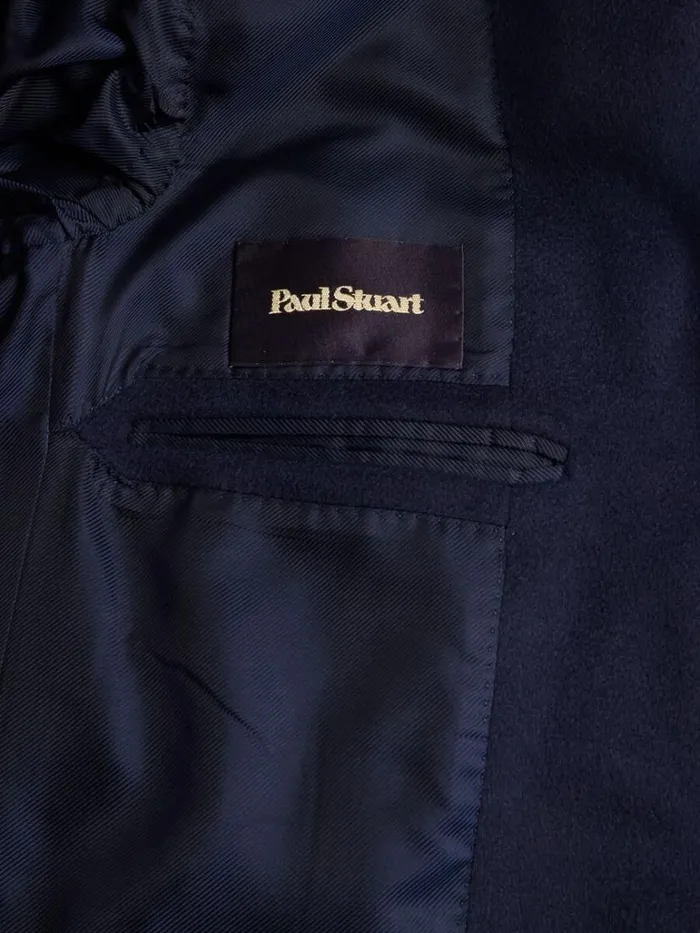 Overcoats Mens Paul Stuart Cashmere Overcoat Midnight