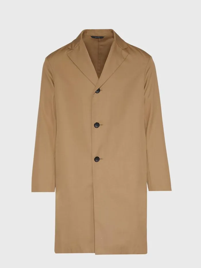 Overcoats Mens Paul Stuart Phineas Cole Trench Coat Khaki