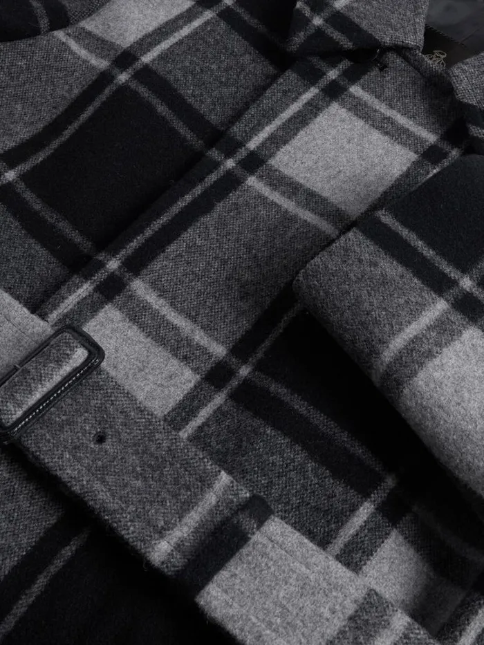 Overcoats Mens Paul Stuart Plaid Balmacaan Overcoat Greyblack Overcoats Mens Paul Stuart Plaid Balmacaan Overcoat Greyblack