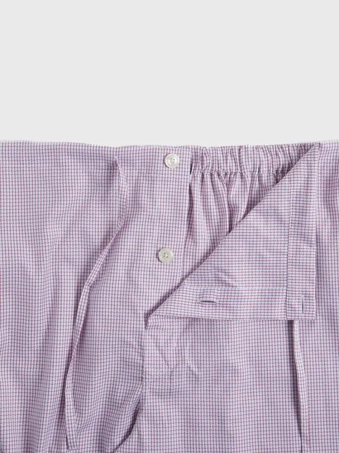 Pajamas and Loungewear Mens Paul Stuart Micro Graph Check Lounge Pant Red Pajamas and Loungewear Mens Paul Stuart Micro Graph Check Lounge Pant Red