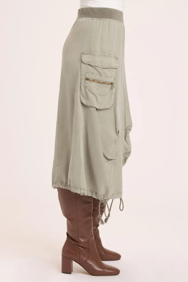 Palmira Cargo Skirt Grove Pigment Clothing XCVI Skirts