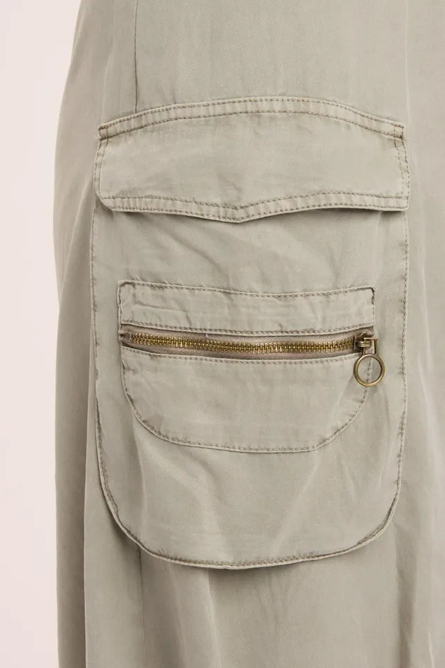Palmira Cargo Skirt Grove Pigment Clothing XCVI Skirts