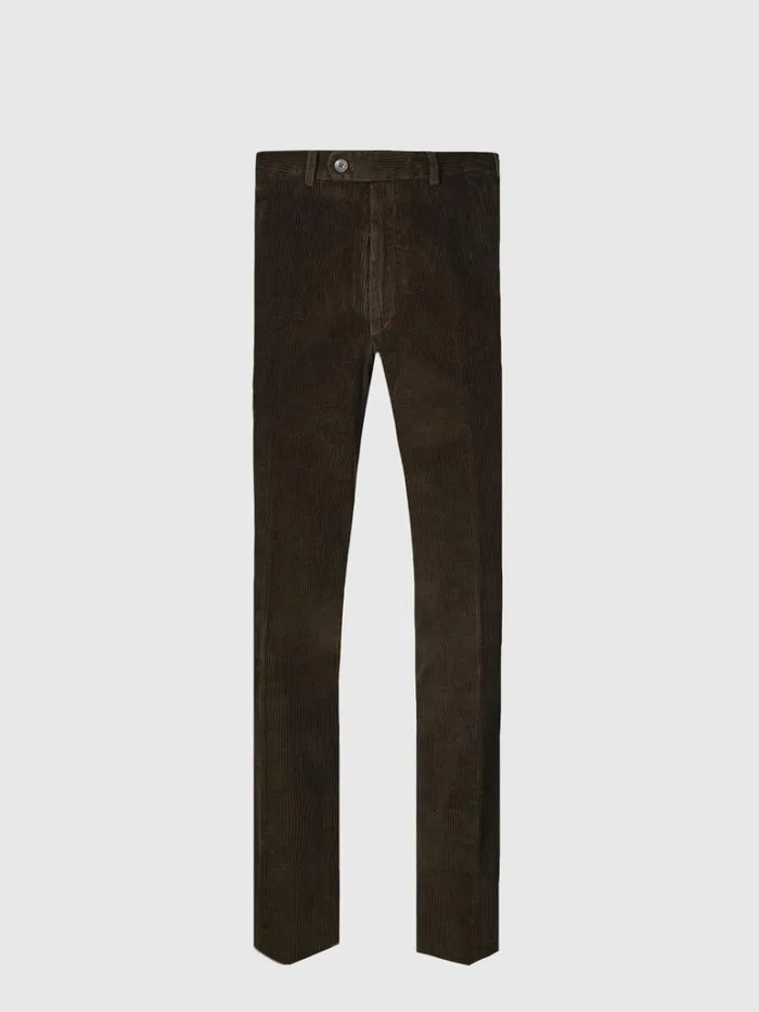 Pants Mens Paul Stuart Cotton Corduroy Newton Pant Dark Brown
