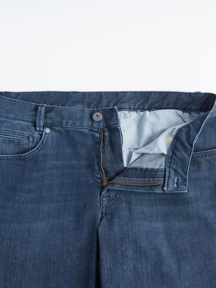 Pants Mens Paul Stuart Five Pocket Cotton And Cashmere Denim Pant Indigo