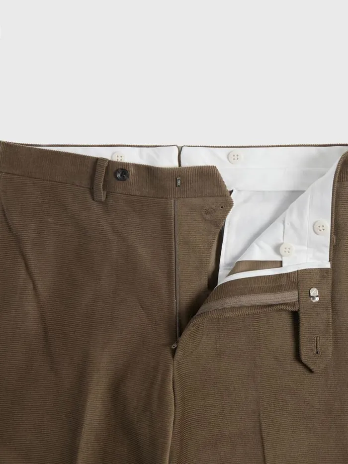 Pants Mens Paul Stuart James Horizontal Corduroy Trouser Aubergine