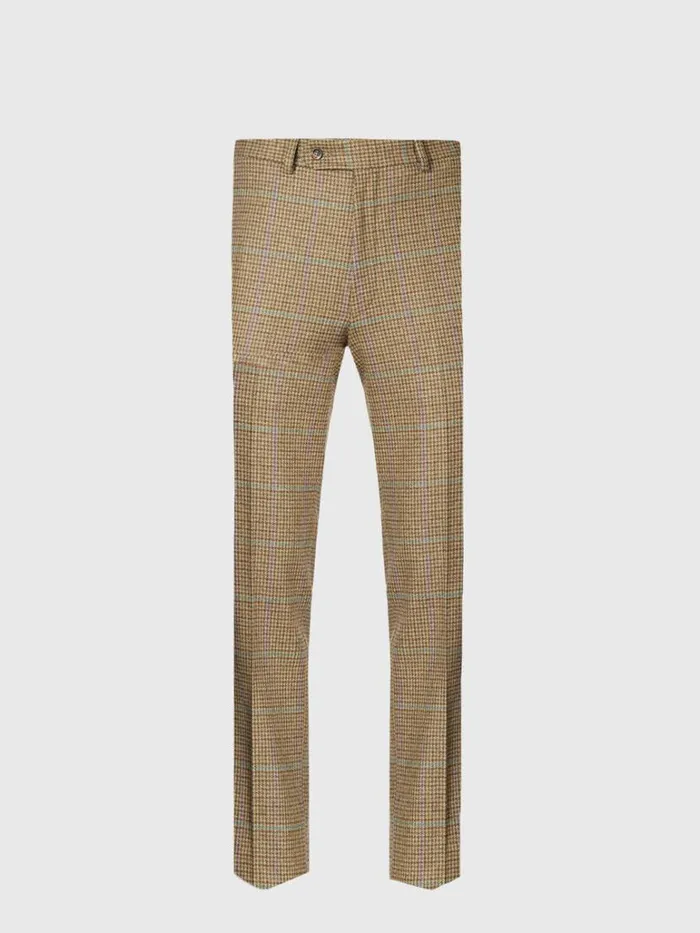 Pants Mens Paul Stuart Wool Plaid James Trouser Olive