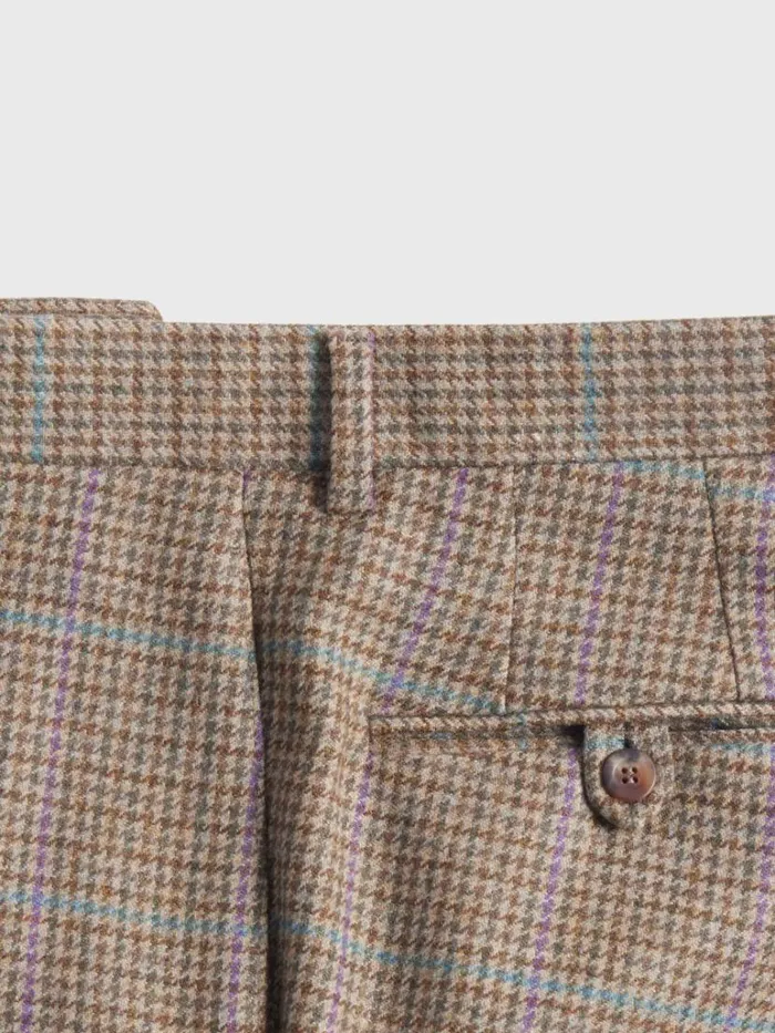 Pants Mens Paul Stuart Wool Plaid James Trouser Olive Pants Mens Paul Stuart Wool Plaid James Trouser Olive