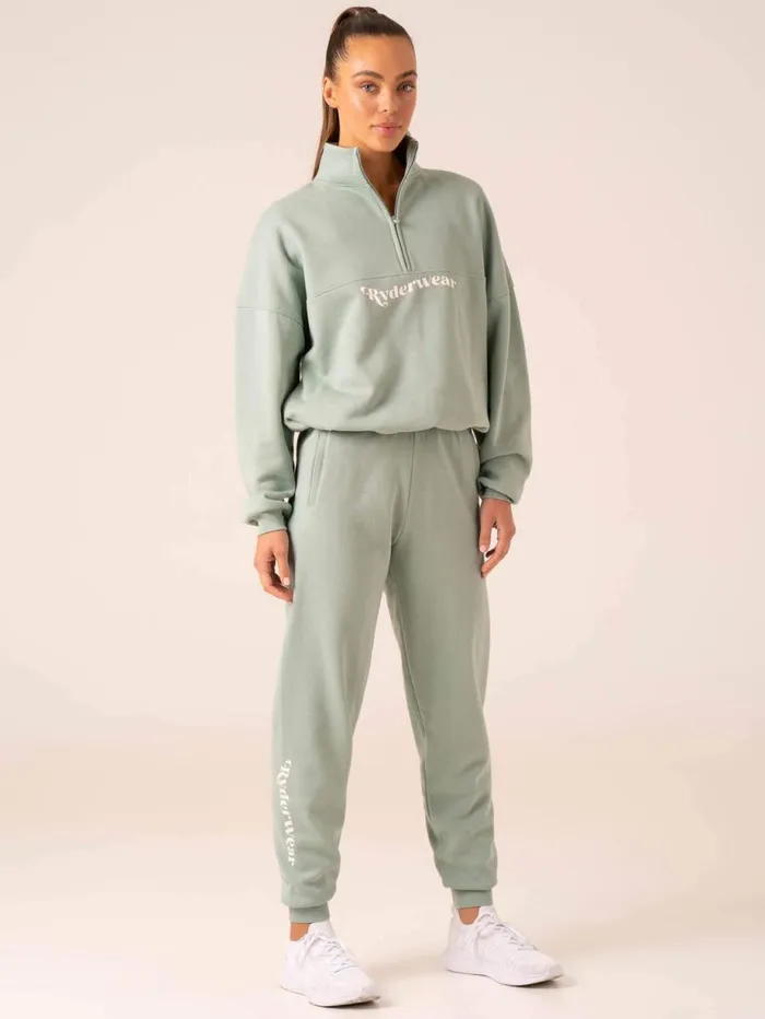 Pants Womens Ryderwear Reserve Track Pants Pale Sage