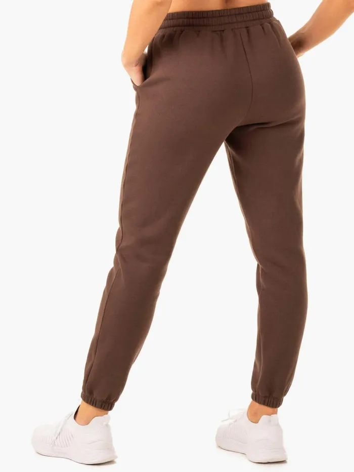 Pants Womens Ryderwear Restore Track Pants Chocolate