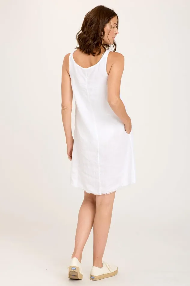 Pilar Tank Dress White Clothing XCVI Dresses