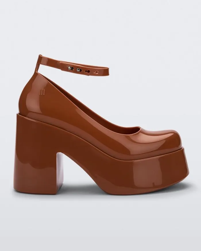 Platforms Women Melissa Doll Heel Brownred