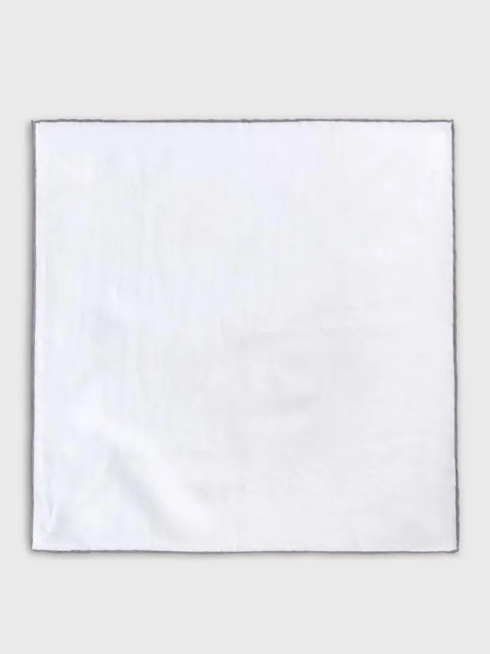 Pocket Squares Mens Paul Stuart Handkerchief With Contrast Border Burgundy Pocket Squares Mens Paul Stuart Handkerchief With Contrast Border Burgundy