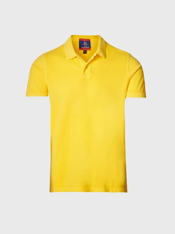 Polos and TShirts Mens Paul Stuart Cotton Polo Blue