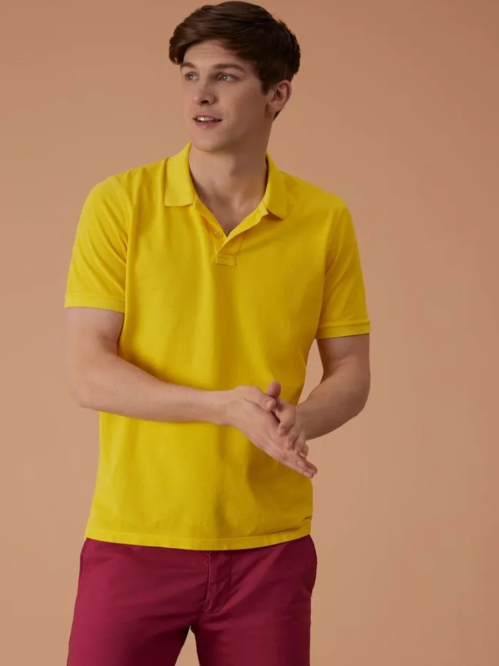 Polos and TShirts Mens Paul Stuart Cotton Polo Blue