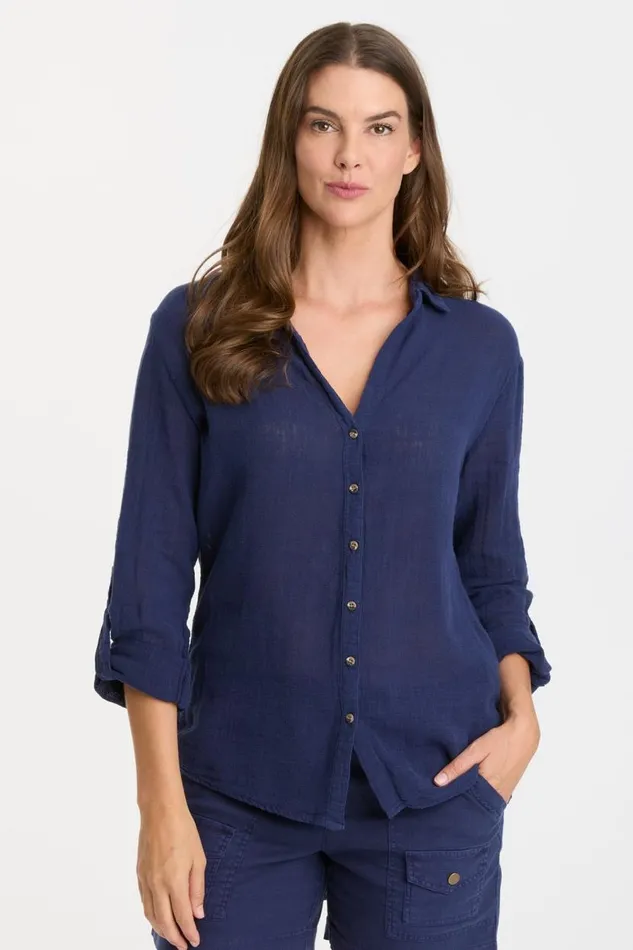 Porter Blouse Adrift Pigment Clothing XCVI ShirtsBlouses