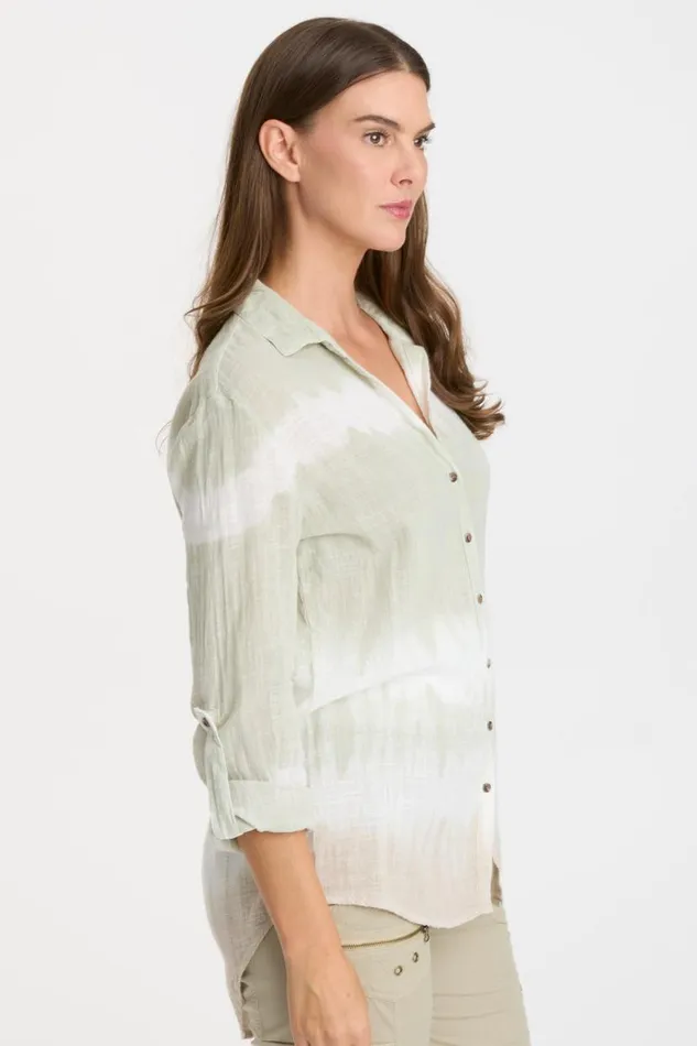 Porter Blouse Caravel Wash Meadow Clothing XCVI ShirtsBlouses