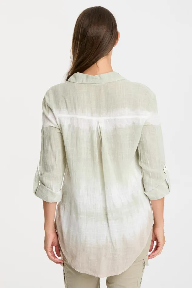 Porter Blouse Caravel Wash Meadow Clothing XCVI ShirtsBlouses