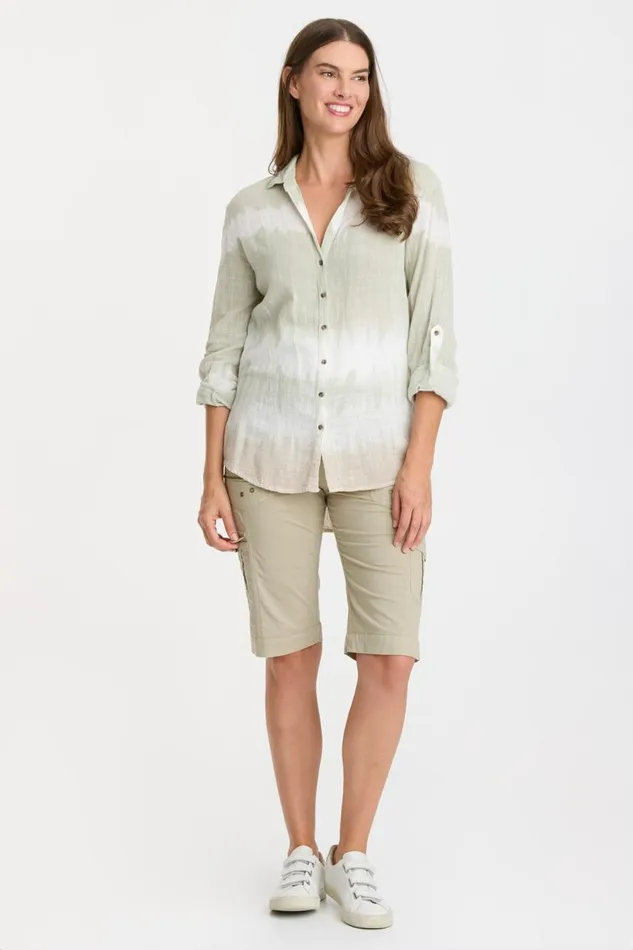Porter Blouse Caravel Wash Meadow Clothing XCVI ShirtsBlouses
