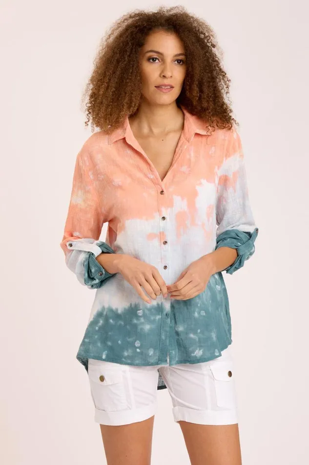 Porter Blouse Riverine Wash Sundown Clothing XCVI ShirtsBlouses