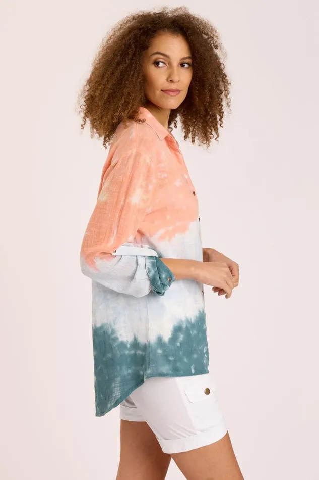 Porter Blouse Riverine Wash Sundown Clothing XCVI ShirtsBlouses