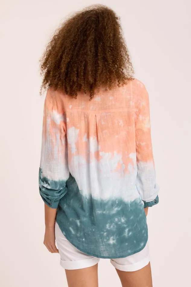 Porter Blouse Riverine Wash Sundown Clothing XCVI ShirtsBlouses