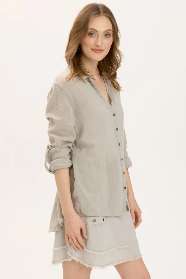 Porter Blouse Whitecap Pigment Clothing XCVI ShirtsBlouses